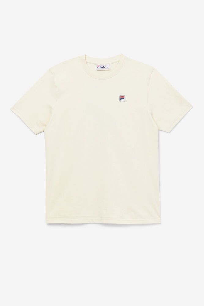 Fila Quartz Beige T-Shirt Mens - NZ 83162-JRFK